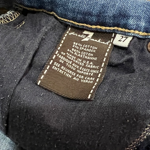 7 For All Mankind Seven Jeans Josephine Boyfriend Distressed Vintage Citizens - Picture 12 of 12